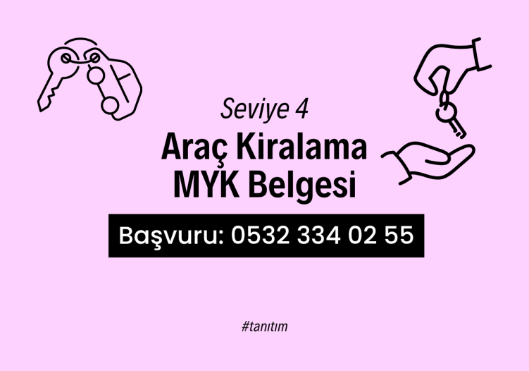 Rent a Car Belgesi Fiyatı 2026