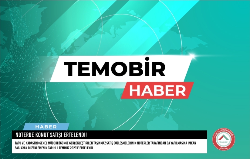 Noterde Konut Satışı Ertelendi!