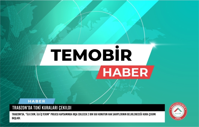 Trabzon'da TOKİ Kuraları Çekildi