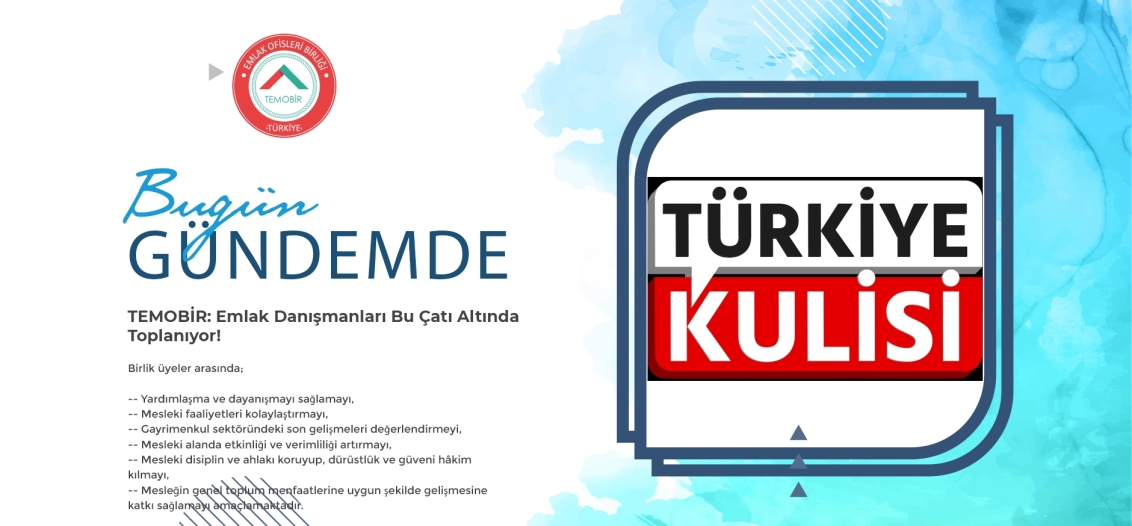 TEMOBİR: Emlak Danışmanları Bu Çatı Altında Toplanıyor!