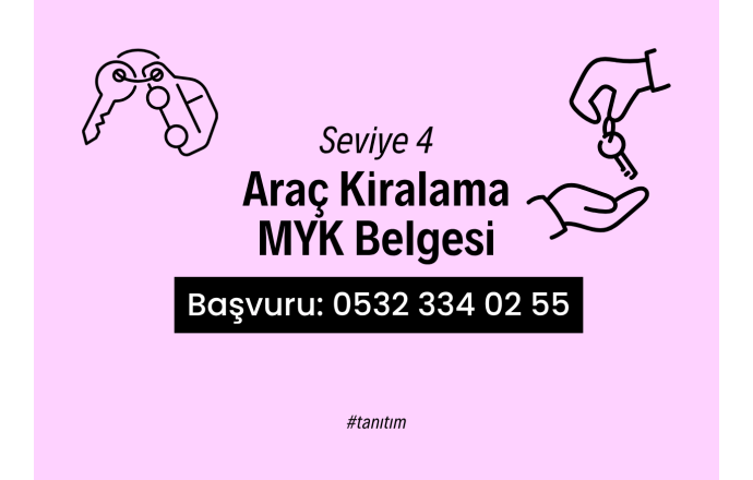 Rent a Car Belgesi Fiyatı 2026
